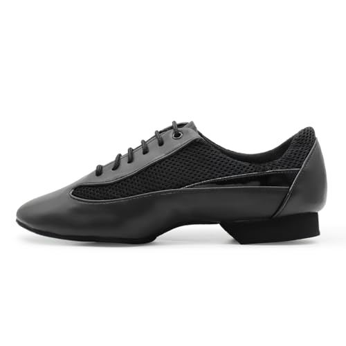 Handgefertigte professionelle Tanzschuhe für Herren, Netzstoff, Jazz, Walzer, Ballsaal, Performance, Lehrschuhe, Dacning #AM-6, Schwarz, 44.5 EU Handgefertigte professionelle Tanzschuhe für Herren, Netzstoff, Jazz, Walzer, Ballsaal, Performance, Lehrschuhe, Dacning #AM-6, Schwarz, 44.5 EU von BD Dance