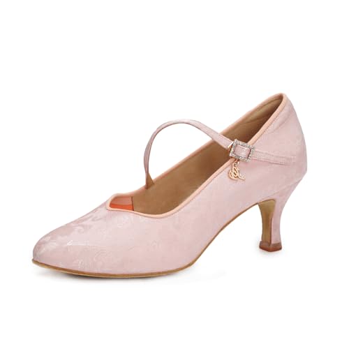 Professionelle elegante Damenschuhe Mary Jane Kleid Schuhe Kätzchen Absatz Hochzeit Tanz formelle Performance Latein Ballsaal Moderne Schuhe #138, Pink, 39 EU Professionelle elegante Damenschuhe Mary Jane Kleid Schuhe Kätzchen Absatz Hochzeit Tanz formelle Performance Latein Ballsaal Moderne Schuhe #138, Pink, 39 EU von BD Dance