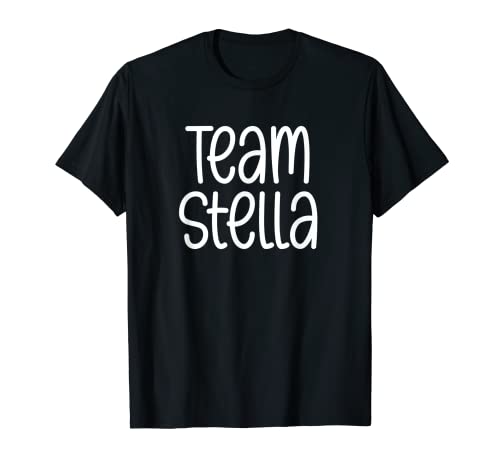 Team Stella Mädchen Name Sport Tochter Enkelin Mama T-Shirt von BDAZ Team