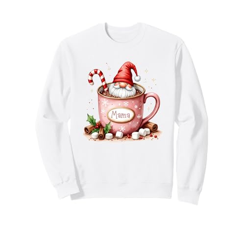 Mama Christmas Santa Personalisierter Name Sweatshirt Mama Christmas Santa Personalisierter Name Sweatshirt von BDAZ