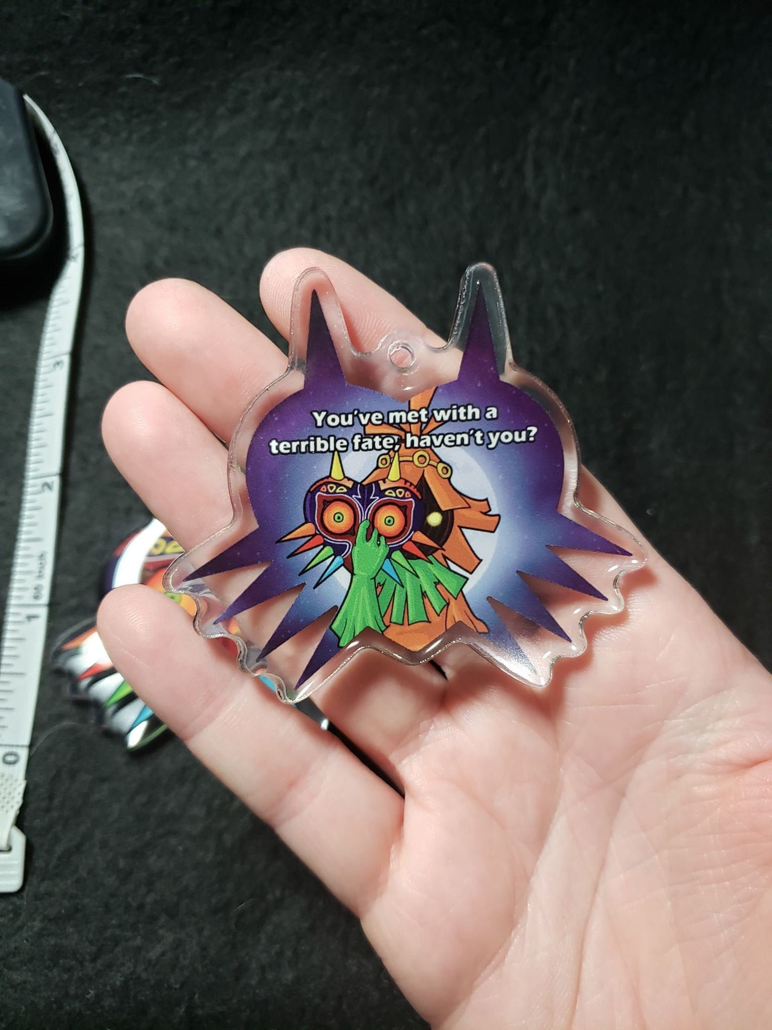 Majoras Mask Skullkid Acryl Anhänger Schlüsselanhänger Legend Of Zelda Majoras Mask Skullkid Acryl Anhänger Schlüsselanhänger Legend Of Zelda von BDCprops