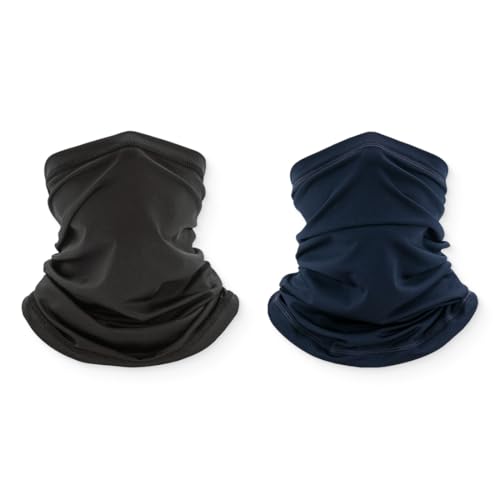 BDEPSTR 2 Stück Multifunktionstuch Schlauchschal, Damen Herren Winter Loop Schal, Winddicht Bandanas Elastisch Sonnenschutz Loop Schal Neckwarmer Herren Halstuch für Winter Thermal Outdoor von BDEPSTR