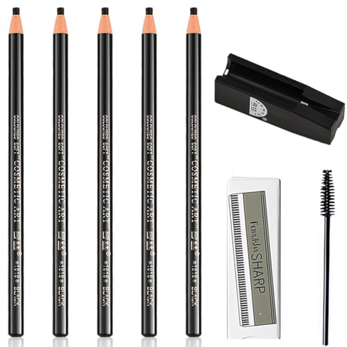 BDEPSTR Eyebrow Pencil, Mehrfarbiger Augenbrauenstift für betonte und exakt definierte Augenbrauen, Geeignet für Make-up, Rollenspiele und andere Anlässe-B von BDEPSTR