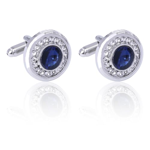 BDEPSTR Manschettenknöpfe für Männer, modische Retro gestreifte Manschettenknöpfe klassische, Business Bräutigam Hochzeit Luxus Manschettenknöpfe Herren von BDEPSTR