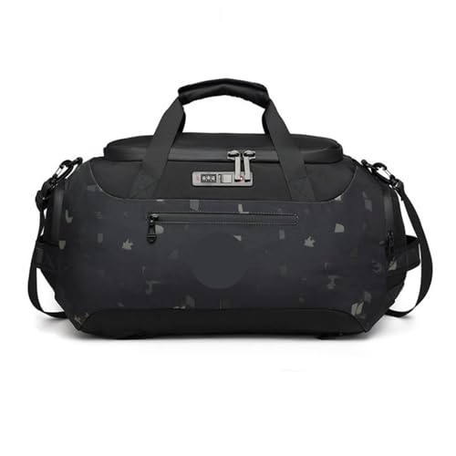 Handtaschen Große Kapazität Handgepäck Taschen Männer Seesack Schulter Outdoor Tote wasserdichte Tasche(OZ-9651 Camouflage) von BDFJEDS