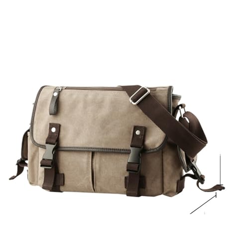 Männer Reisetaschen Handgepäck Tasche Seesack Handtasche Reise Tote Große(A-Khaki-17L) von BDFJEDS