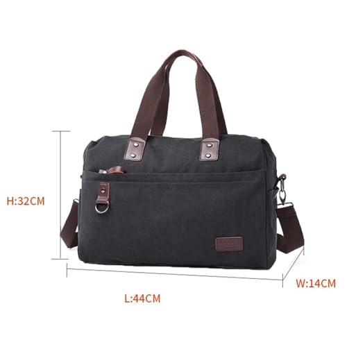 Männer Reisetaschen Handgepäck Tasche Seesack Handtasche Reise Tote Große(B-Black-20L) von BDFJEDS