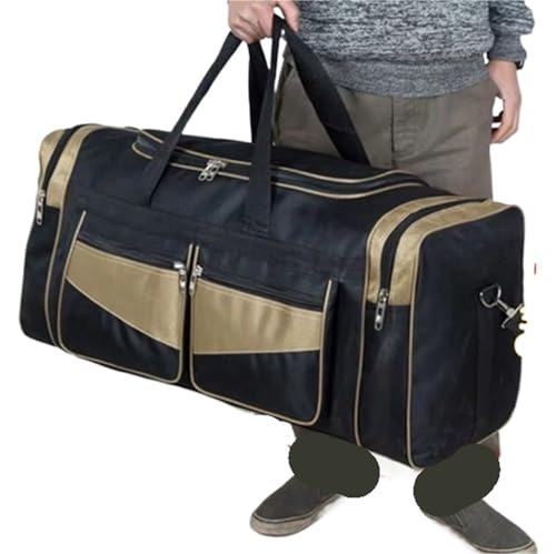 Reisehandtaschen Große Reisen for Frauen Männer Gym Gepäck Outdoor Tasche Sack Reise Schulter Pack(90L Golden) von BDFJEDS
