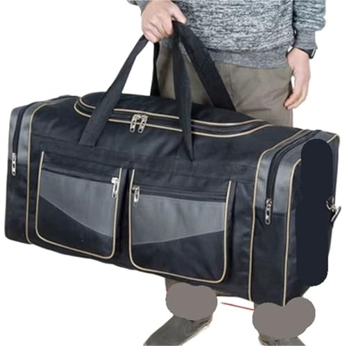 Reisehandtaschen Große Reisen for Frauen Männer Gym Gepäck Outdoor Tasche Sack Reise Schulter Pack(90L Grey) von BDFJEDS
