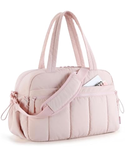 Reisetasche, Sporttasche for Damen mit Nassfach, Handgepäck, Weekender(Pink) von BDFJEDS