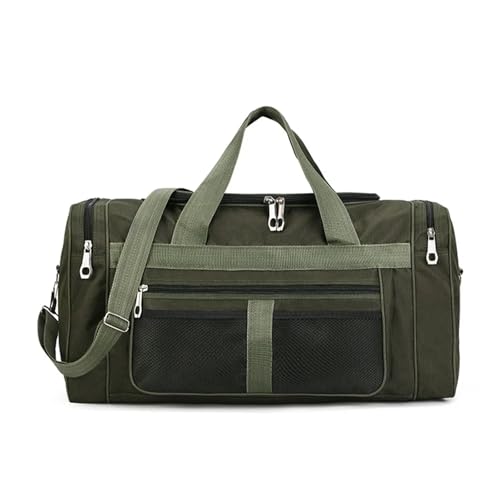 Reisetasche Handgepäcktasche Herren Tote Große Kapazität Weekender Gym Sporttasche(Green) von BDFJEDS