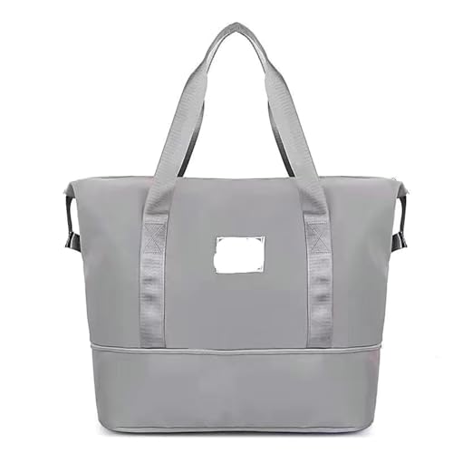 Reisetaschen Gepäck Organizer Tasche Handtasche Tragbare Faltbare Reise Kleidung Lagerung(Grey) von BDFJEDS