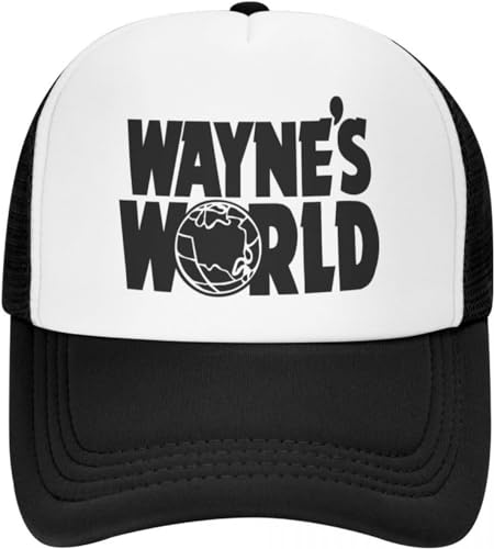BDJYHACP Baseballkappe Snapback Sonnenhut Klassische Wayne's World-Baseballkappe für Damen und Herren atmungsaktive Trucker-Mütze Outdoor Männer und Frauen von BDJYHACP