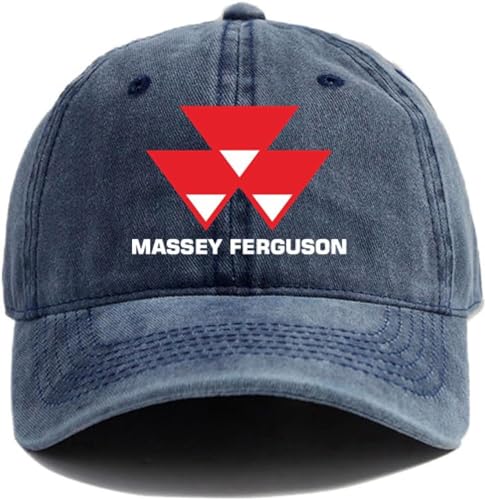 BDJYHACP Baseballkappe Snapback Sonnenhut Massey Ferguson Baseballkappen Distressed Hüte Kappe Männer Frauen Retro Outdoor Sommer Verstellbar Traktor Landwirtschaft Männer Frauen von BDJYHACP