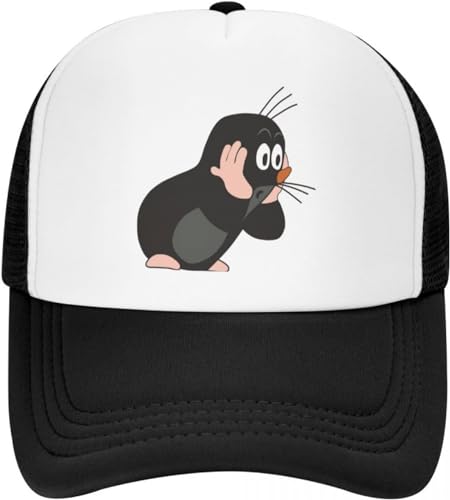 Baseballkappe Snapback Sonnenhut Klassische Trucker-Mütze für Erwachsene Cartoon-Baseballkappe verstellbar Maulwurf-Stil Kleiner Maulwurf Snapback Sommer Männer und Frauen Baseballkappe Snapback Sonnenhut Klassische Trucker-Mütze für Erwachsene Cartoon-Baseballkappe verstellbar Maulwurf-Stil Kleiner Maulwurf Snapback Sommer Männer und Frauen von BDJYHACP