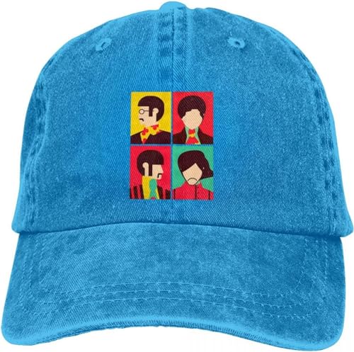 Baseballkappe Snapback Sonnenhut The Fab Four Men's and Women's Baseball Caps Peaked Cap The Beatle Band Sun Shade Hats Birthday Gift for Men Women von BDJYHACP