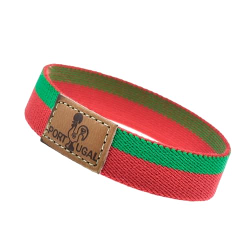 BDM Armband Portugal-Flagge und Hahn von Barcelos, elastisch für Männer und Frauen. von BDM