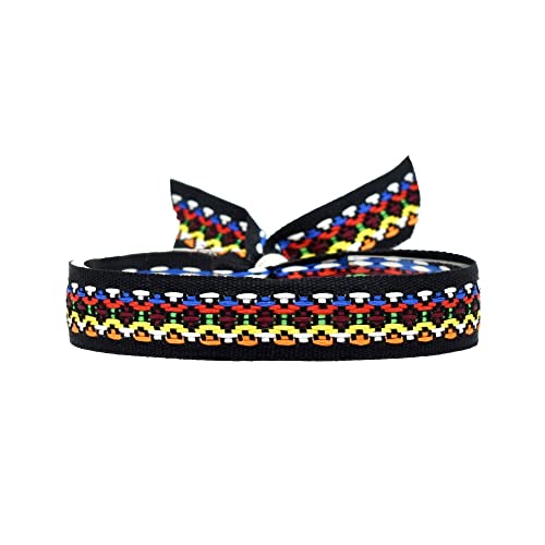 BDM Boho-Stoffarmbänder, verstellbare Schnurarmbänder, Freundschaftsarmband, Damen-Seilarmbänder, universelles Surf-Armband für Männer und Frauen, verstellbar und wasserdicht von BDM