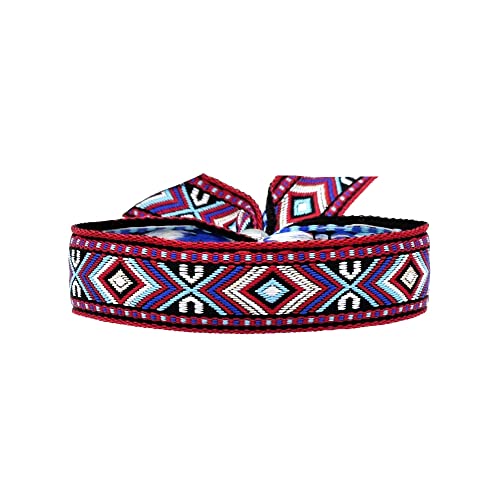 BDM Boho-Stoffarmbänder, verstellbare Schnurarmbänder, Freundschaftsarmband, Damen-Seilarmbänder, universelles Surf-Armband für Männer und Frauen, verstellbar und wasserdicht von BDM