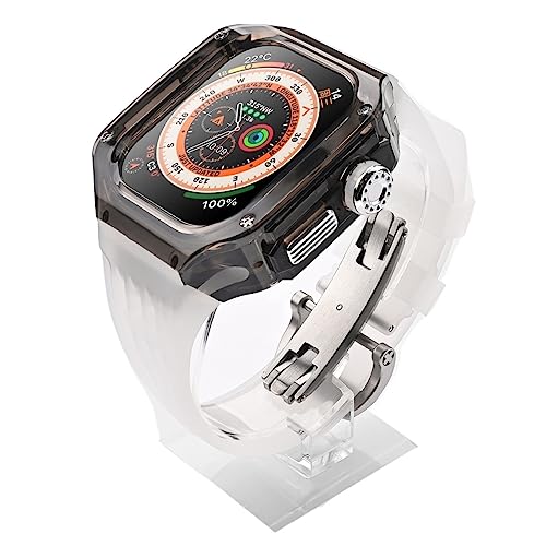 BDNJN Transparentes Gummi-Armband-Modifikationsset, für Apple Watch Ultra 8, 49 mm Serie, DIY-Modifikation, Luxus-Gummiarmband, 49 mm, Achat BDNJN Transparentes Gummi-Armband-Modifikationsset, für Apple Watch Ultra 8, 49 mm Serie, DIY-Modifikation, Luxus-Gummiarmband, 49 mm, Achat von BDNJN