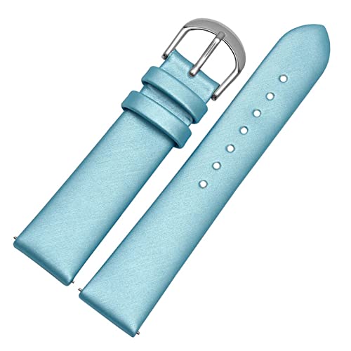BDPRZGHGL 12/14/16/18/20mm Leder W Band Seidenband W Gurt Schnellveröffentlichung Springbar für Frau Lady W. von BDPRZGHGL