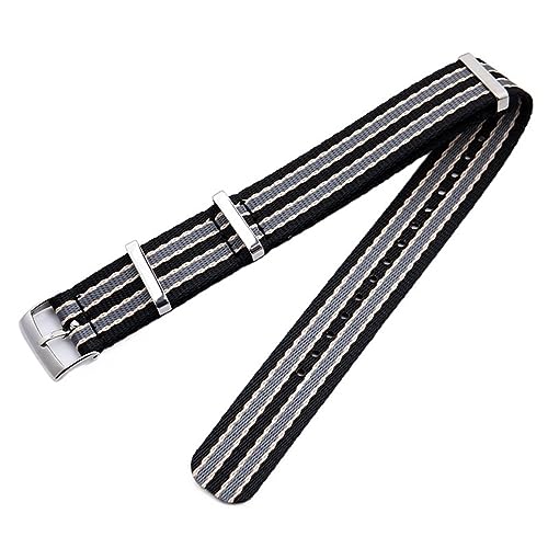 BDPRZGHGL 20 mm Schweißsicheres weiches W -Band -Leinwand 007 Nylon W -Zubehör für Gurt für 300 AT150 -Gürtel geeignet von BDPRZGHGL