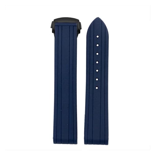 BDPRZGHGL 20 mm weiches Gummi -Silikon -W -Band -Schleif -Arenaceous -Gürtel für Riemen für 300 Lebbandklappenschnalle von BDPRZGHGL