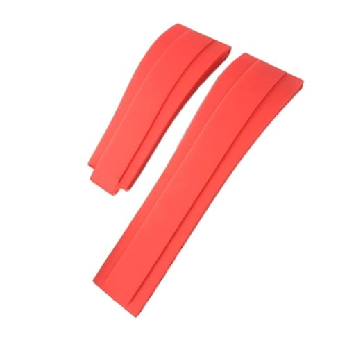 BDPRZGHGL 20mm 21mm Gummi -W -Band für Yacht Master -Gurt Edelstahlverschluss von BDPRZGHGL