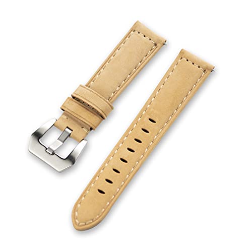 BDPRZGHGL 20mm 22 mm 24 mm W -Bänder W Straps Lederbänder schwarz braune rote Männer Stahlschnallen Accessoires Ersetzen von BDPRZGHGL