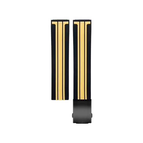 BDPRZGHGL 20mm Sport weiches Silikon -W -Bänder für T048.417 W Bandbetten wasserdichtes weicher Gummi 21mm Riemen von BDPRZGHGL