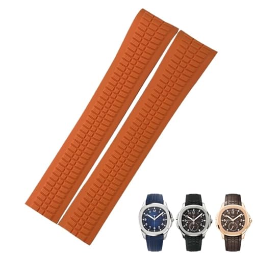 BDPRZGHGL Gummi -Gurt -Metallstift 21mm W Band Pass für 5167A 5167R Braun wasserdichte Armbänder von BDPRZGHGL