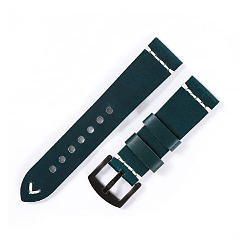 BDPRZGHGL Handgefertigte italienische Leder -W -Bands 18mm 20 mm 22 mm W Gurt Luxus von BDPRZGHGL