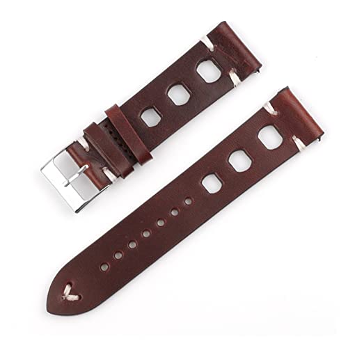 BDPRZGHGL Handgefertigtes Vintage Lederband W Band W Accessoires 18mm20mm 22 mm 24 mm rot schwarz braun Farbwand BDPRZGHGL Handgefertigtes Vintage Lederband W Band W Accessoires 18mm20mm 22 mm 24 mm rot schwarz braun Farbwand von BDPRZGHGL