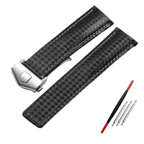 BDPRZGHGL Kohlefaser-Muster-Gurt 20 mm 22 m für He-Uer F1 Lebband-Armbänder Band Leder W. BDPRZGHGL Kohlefaser-Muster-Gurt 20 mm 22 m für He-Uer F1 Lebband-Armbänder Band Leder W. von BDPRZGHGL