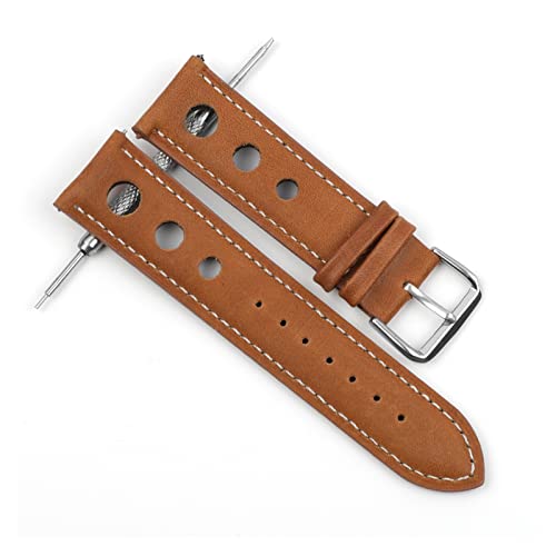 BDPRZGHGL Leder W Bandgurte 18mm 20 mm 22 mm 24 mm schwarze braune Kaffeebbande für Männer W Accessoires von BDPRZGHGL