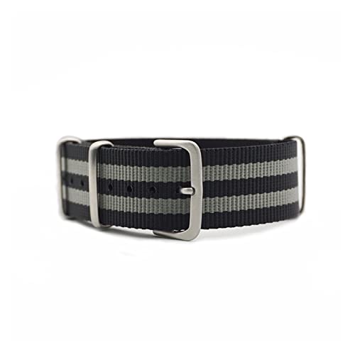 BDPRZGHGL Nylon W Riemen 20mm 22 mm Lebband Pass für 007 Schwarz/Rot/Grün W Band verwenden Hautmaterial von BDPRZGHGL