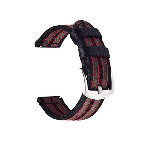 BDPRZGHGL Riemen W Band 18mm20 mm 22 mm 24 mm Schnellfeder Feder W Gurt Nylon Sicherheitsgurt für jeden Wes von BDPRZGHGL