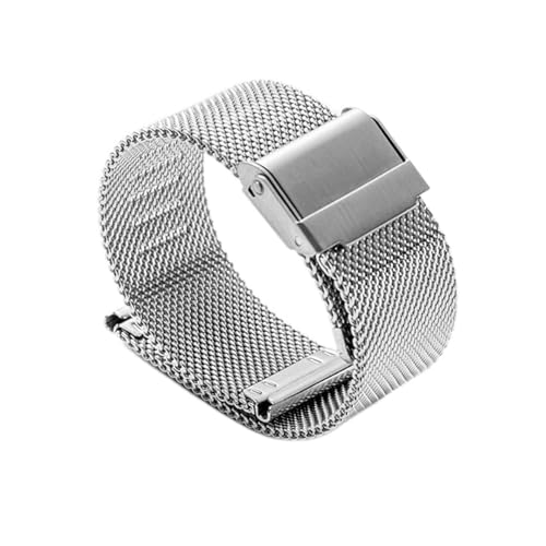 BDPRZGHGL Uhrengurt aus Edelstahl -Stahlgurte Ersatzgurt poliert mit 16 mm / 18 mm / 20mm / 21/22 mm / 23/24 mm / 26 mm von BDPRZGHGL