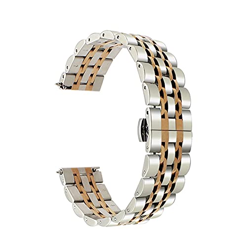 BDPRZGHGL Uhrengurt geeignet für Smart Watch Metall Armband Gurt, geeignet für 20 mm, 22 mm austauschbare Edelstahlgurt geeignet BDPRZGHGL Uhrengurt geeignet für Smart Watch Metall Armband Gurt, geeignet für 20 mm, 22 mm austauschbare Edelstahlgurt geeignet von BDPRZGHGL
