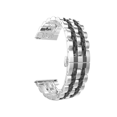BDPRZGHGL Uhrengurt geeignet für Smart Watch Metall Armband Gurt, geeignet für 20 mm, 22 mm austauschbare Edelstahlgurt geeignet BDPRZGHGL Uhrengurt geeignet für Smart Watch Metall Armband Gurt, geeignet für 20 mm, 22 mm austauschbare Edelstahlgurt geeignet von BDPRZGHGL