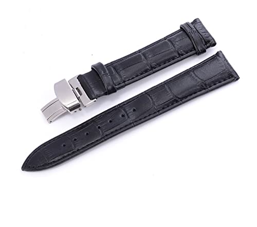 BDPRZGHGL W Gurt 14 16 18 19 20 21 22 24 -mm Ersatz W Band mit Doppelpresse Schmetterlingsschnalle Fit for Fit for Fit for Series von BDPRZGHGL