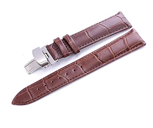 BDPRZGHGL W Gurt 14 16 18 19 20 21 22 24 -mm Ersatz W Band mit Doppelpresse Schmetterlingsschnalle Fit for Fit for Fit for Series von BDPRZGHGL