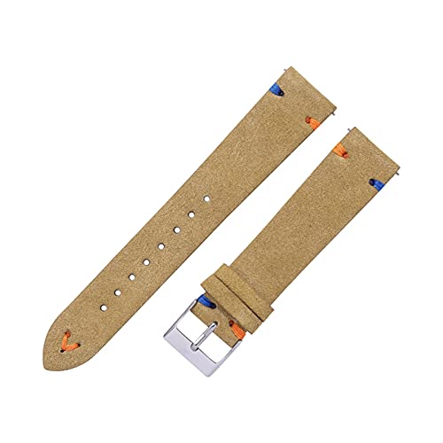 BDPRZGHGL W Straps 18mm 20 mm Handgenähte Beige grüne blaue Leder -W -Bänder für Mann Frau Schnellveröffentlichung w BDPRZGHGL W Straps 18mm 20 mm Handgenähte Beige grüne blaue Leder -W -Bänder für Mann Frau Schnellveröffentlichung w von BDPRZGHGL
