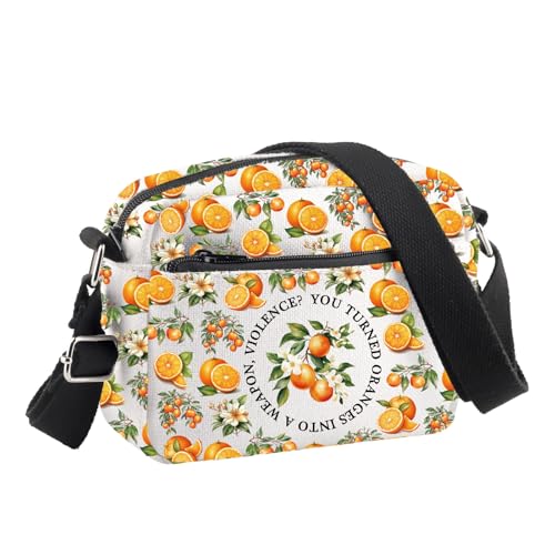 BDPWSS 4th Wing Crossbody Bag Dragon Rider Fan Geschenk You Turned Oranges Into A Weapon Violence Gift Fourth Book Inspired Gifts, Turned Violence Cb von BDPWSS