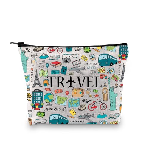 BDPWSS Flugbegleiter-Geschenke für Frauen, Piloten, Luftfahrt, Abschlussgeschenk, Air-Stewardess-Make-up-Tasche für Stewardess-Flugbesatzung, Reisetasche, modisch von BDPWSS