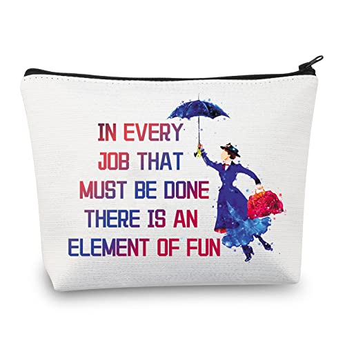 BDPWSS Mary Umbrella Make-up-Tasche Mary Musical Fans Geschenk für jeden Job, der getan werden muss, gibt es ein Element von lustigem Geschenk, In Every Job, Wasserdicht von BDPWSS