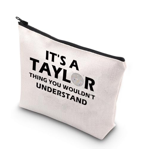 BDWPSS Musikliebhaber-Geschenk für Frauen, Album, inspiriertes Geschenk, Sänger-Fan-Geschenk, It's A Taylor Thing You Wouldn't Understand Make-up-Tasche, It's A Taylor, Wasserdicht von BDPWSS