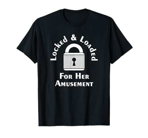 Keuschheit für Männer und Frauen gesperrt und geladen. T-Shirt von BDSM Tzzs