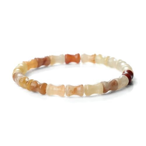 BDXMKS Kristall Armband Bunte gemeinsame Achat elastische Armband Frauen Männer Yoga Paar Armreifen Kette Freundschaft Schmuck Geschenk(Style 1) von BDXMKS