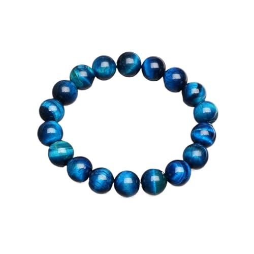 Kristall Armband Blaues Tigerauge Armband aus Stein for Frauen Schmuck Armband Geschenk(10mm) von BDXMKS